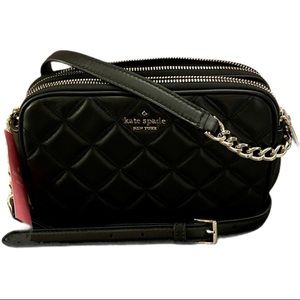 Kate Spade ♠️ Natalia quilted double zip crossbody